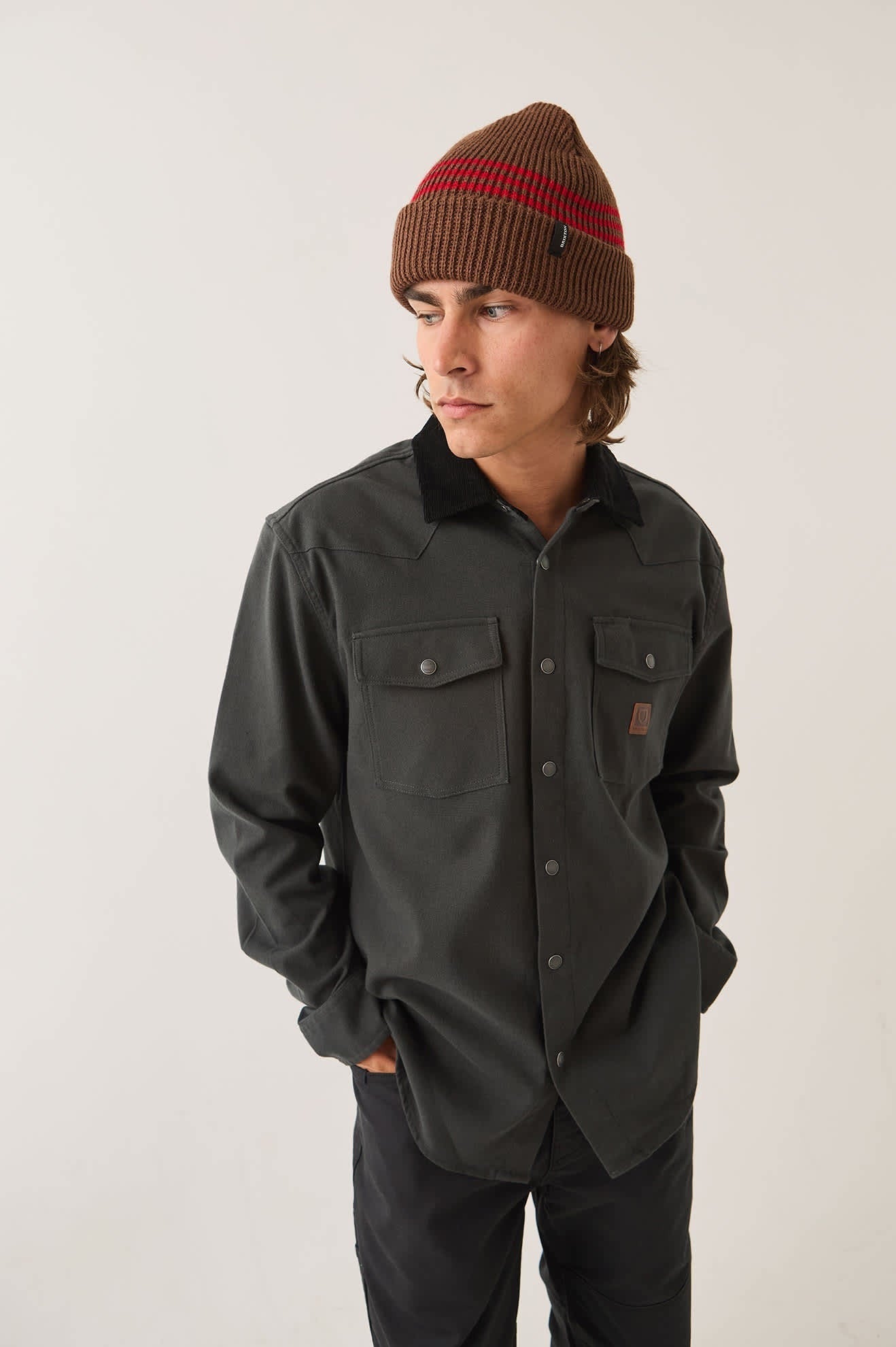 Bowery Builders Ranch Performance Flannel - Black