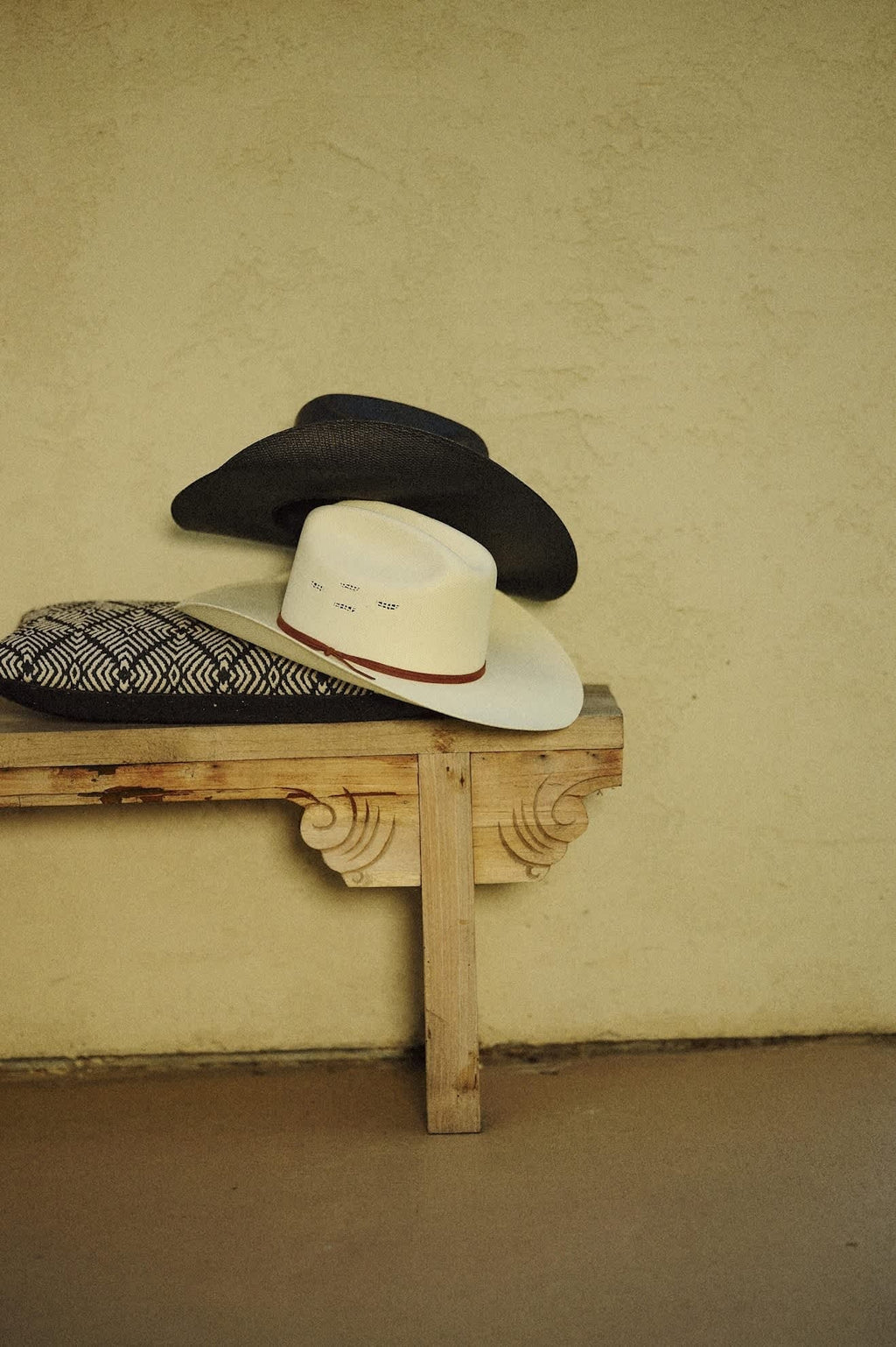 Laredo Straw Cowboy Hat - Black