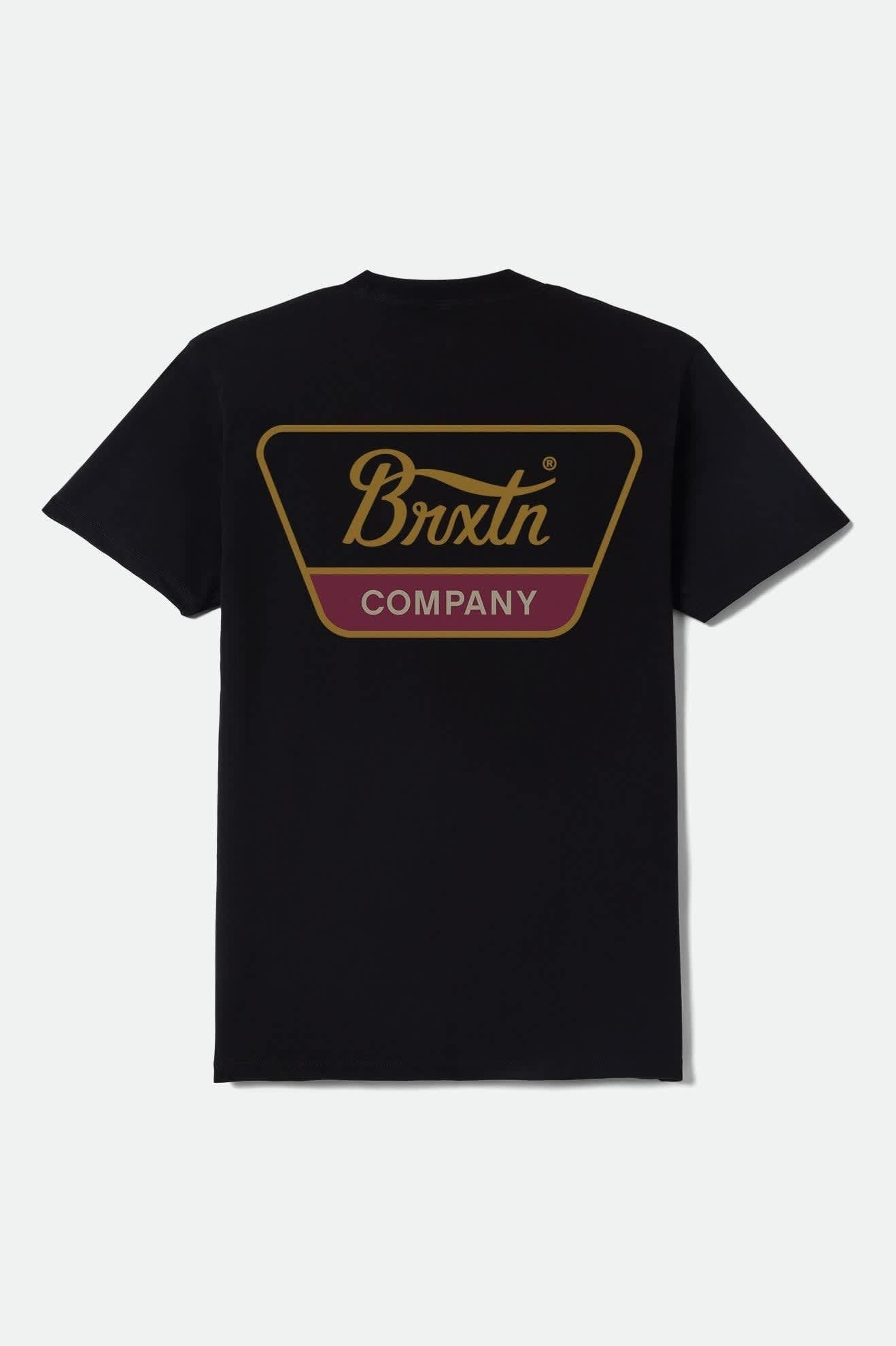 Linwood Standard T-Shirt - Black/Metal Bronze/Red Mahogany