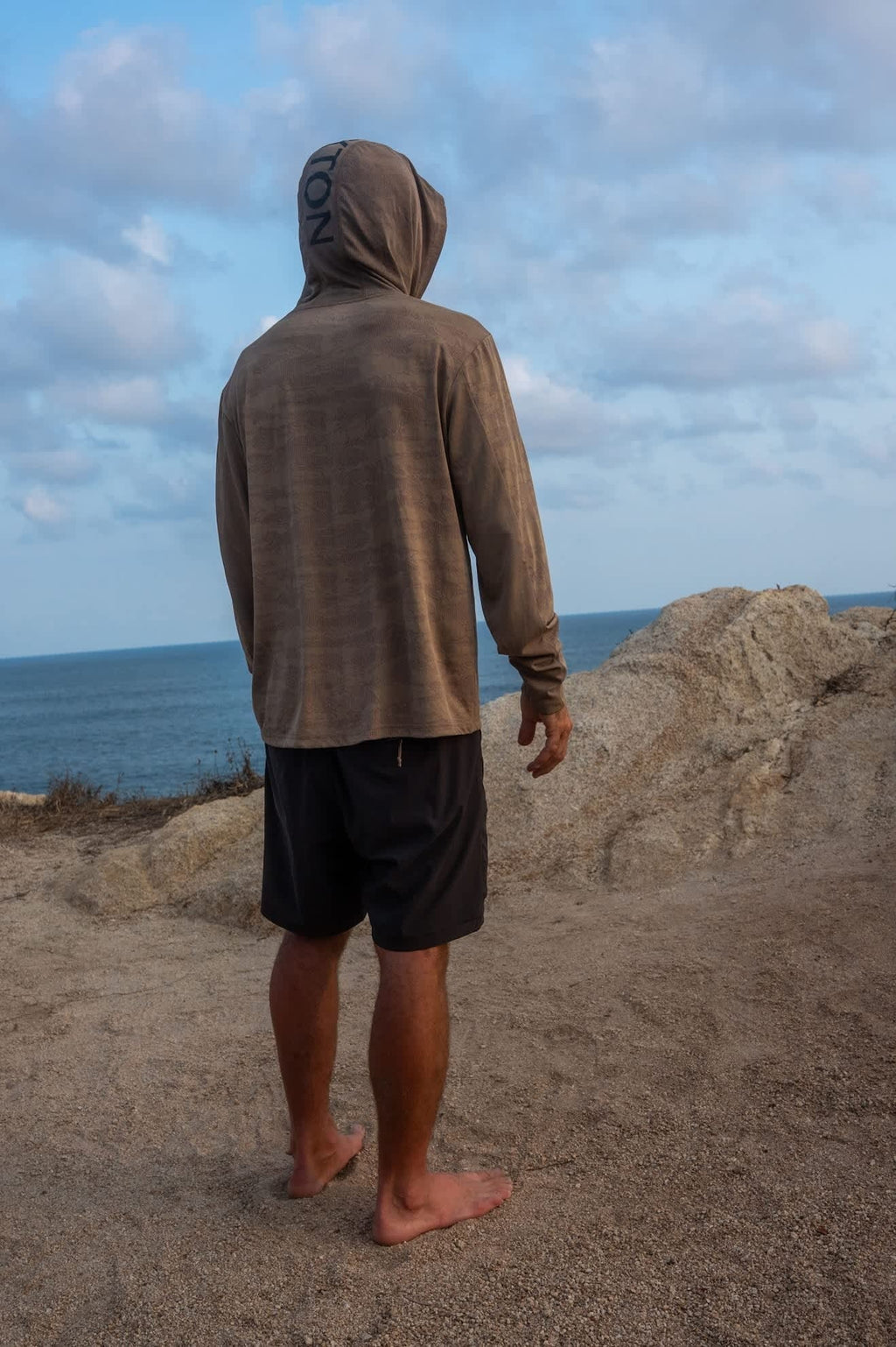 Journey Long Sleeve Sun Hoodie - Desert Tiger Camo