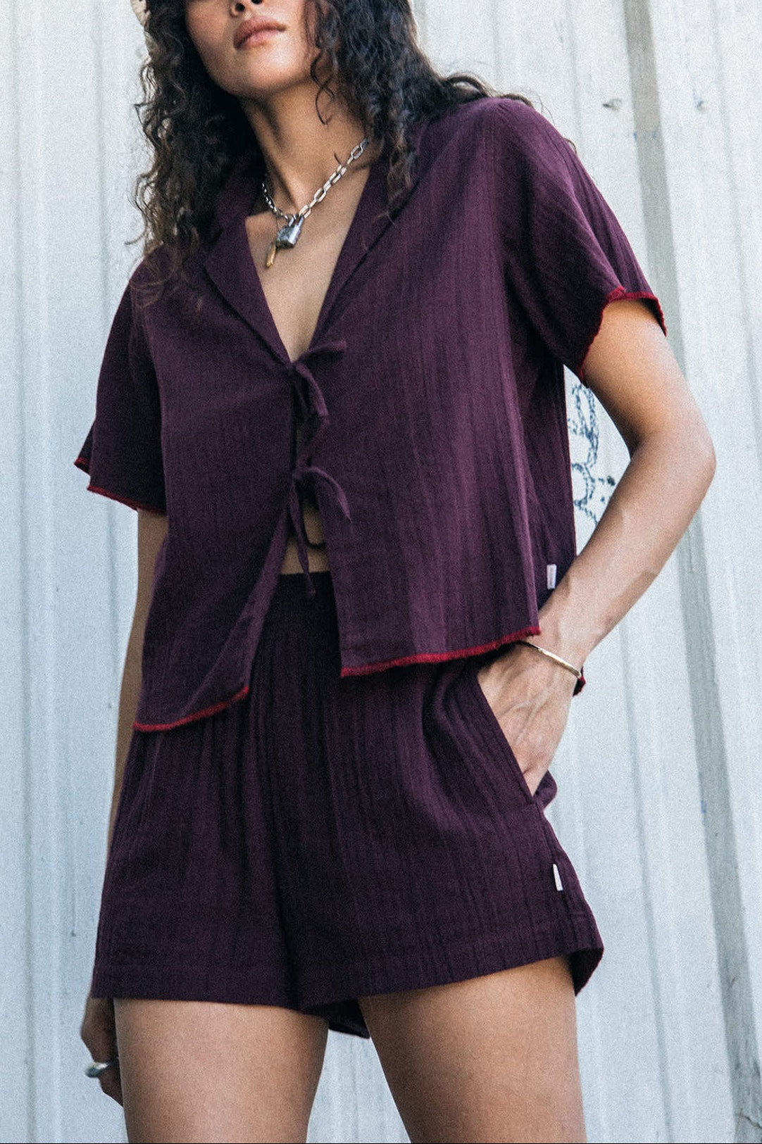 Women's Wandering Short - Port