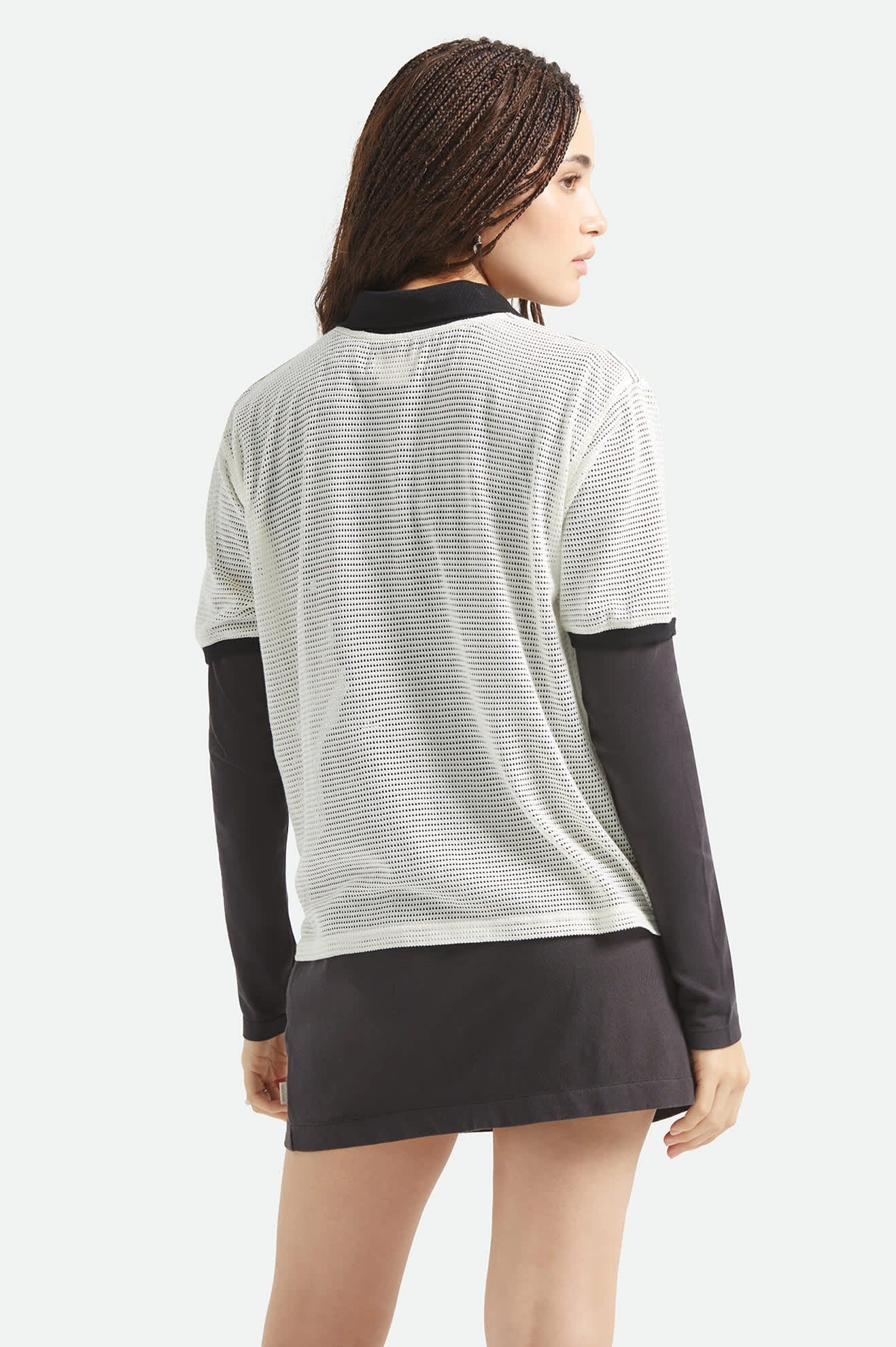 Varsity T-Shirt - Off White/Black