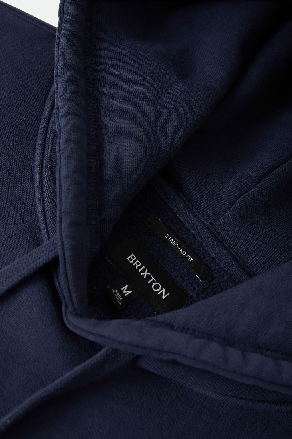 Brixton Baseline Hood Fleece - Washed Navy Vintage Wash
