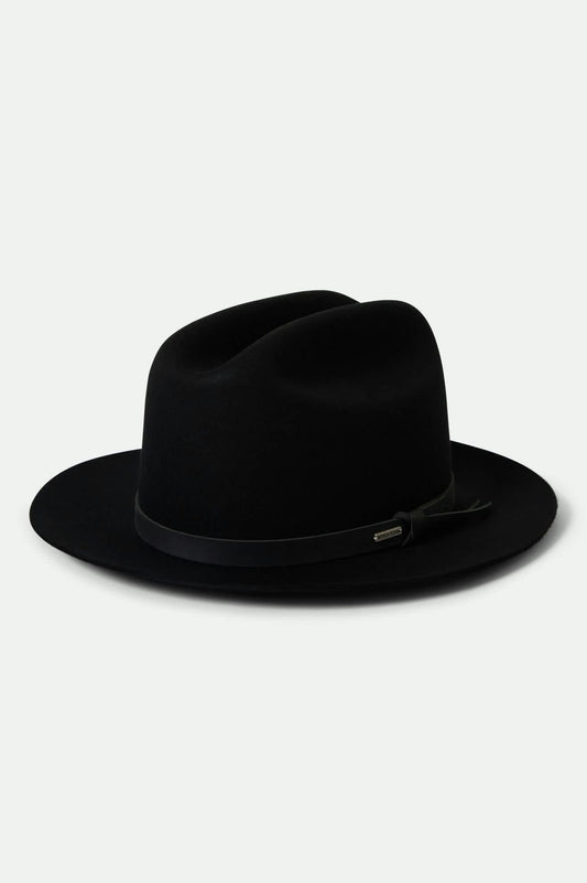 Hitch Ranch Fedora - Black/Black