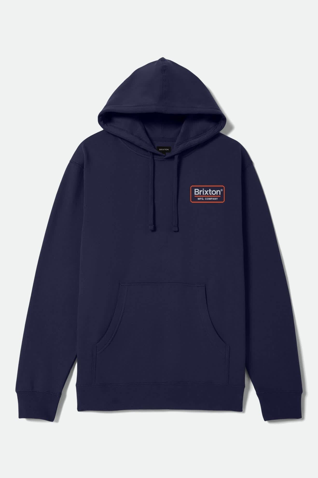 Palmer Hoodie - Classic Navy/Light Grey/Orange