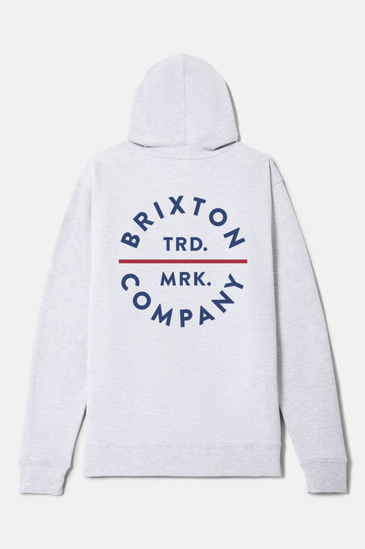 Pledge Hoodie - Heather Grey/Blue/Red