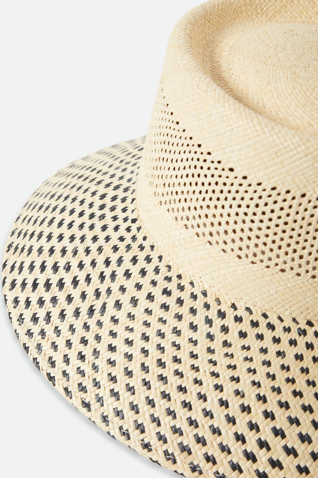 Lilith Panama Bucket Hat - Natural/Black