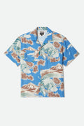 Rainier X Brixton Short Sleeve Shirt - Blue Sky