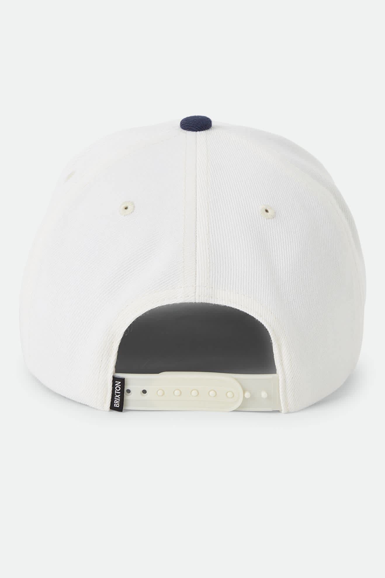 Crest Snapback - Wax Paper/Navy