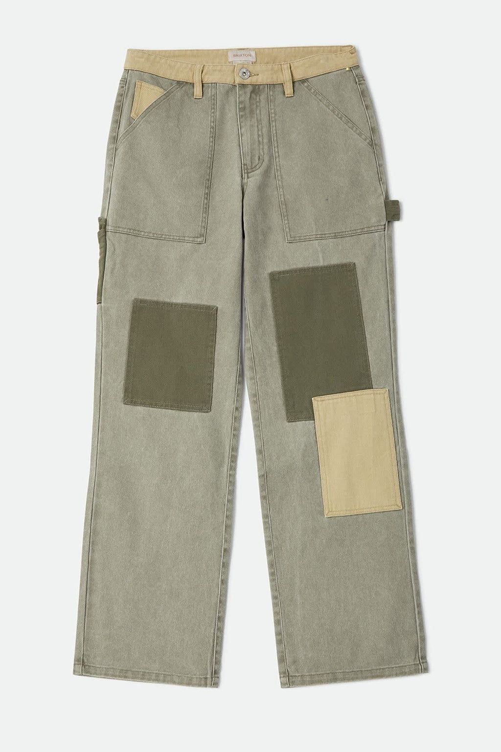 Essex Patchwork Painter Pant - Vintage Olive Patchwork