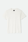 Brixton Baseline Pocket T-Shirt - Off White Vintage Wash
