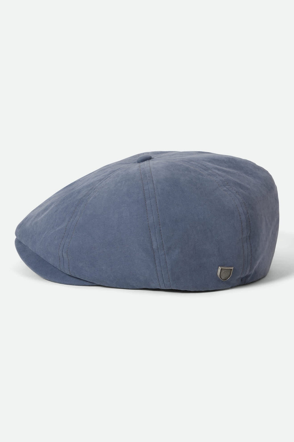 Brood Newsboy Cap - Slate Blue Brushed Satin