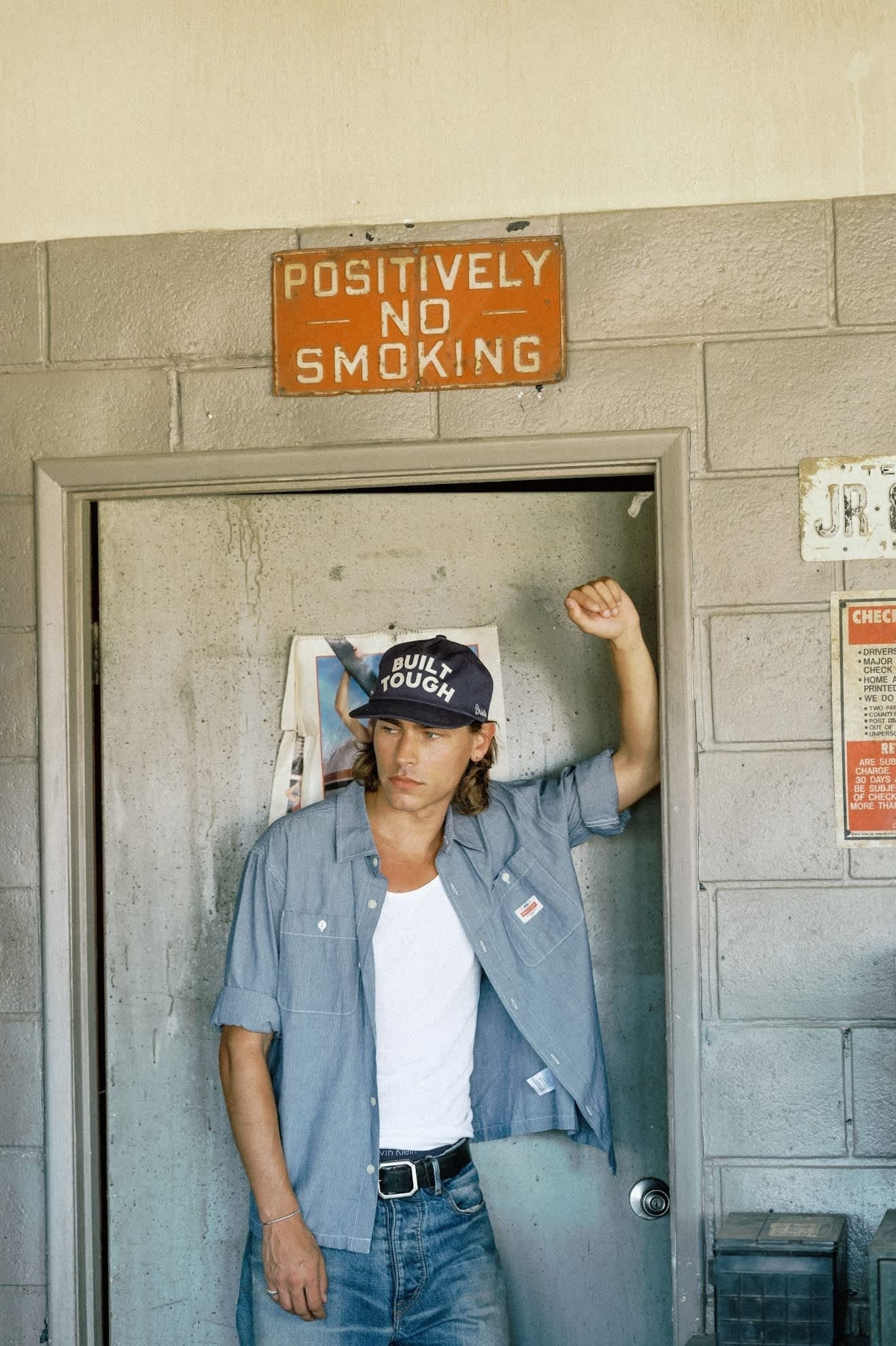 Ford Built Tough Snapback - American Navy/Wimbledon White