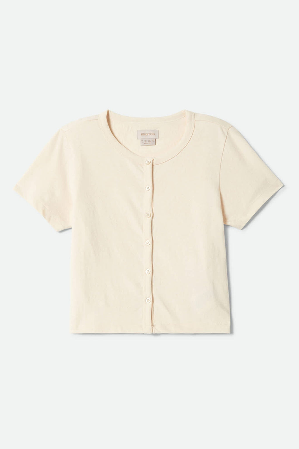 The Alice Button Down Short Sleeve Shirt - Whitecap
