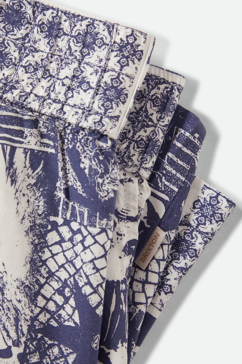 Post Playa E-Waist Short - Navy/White Collage