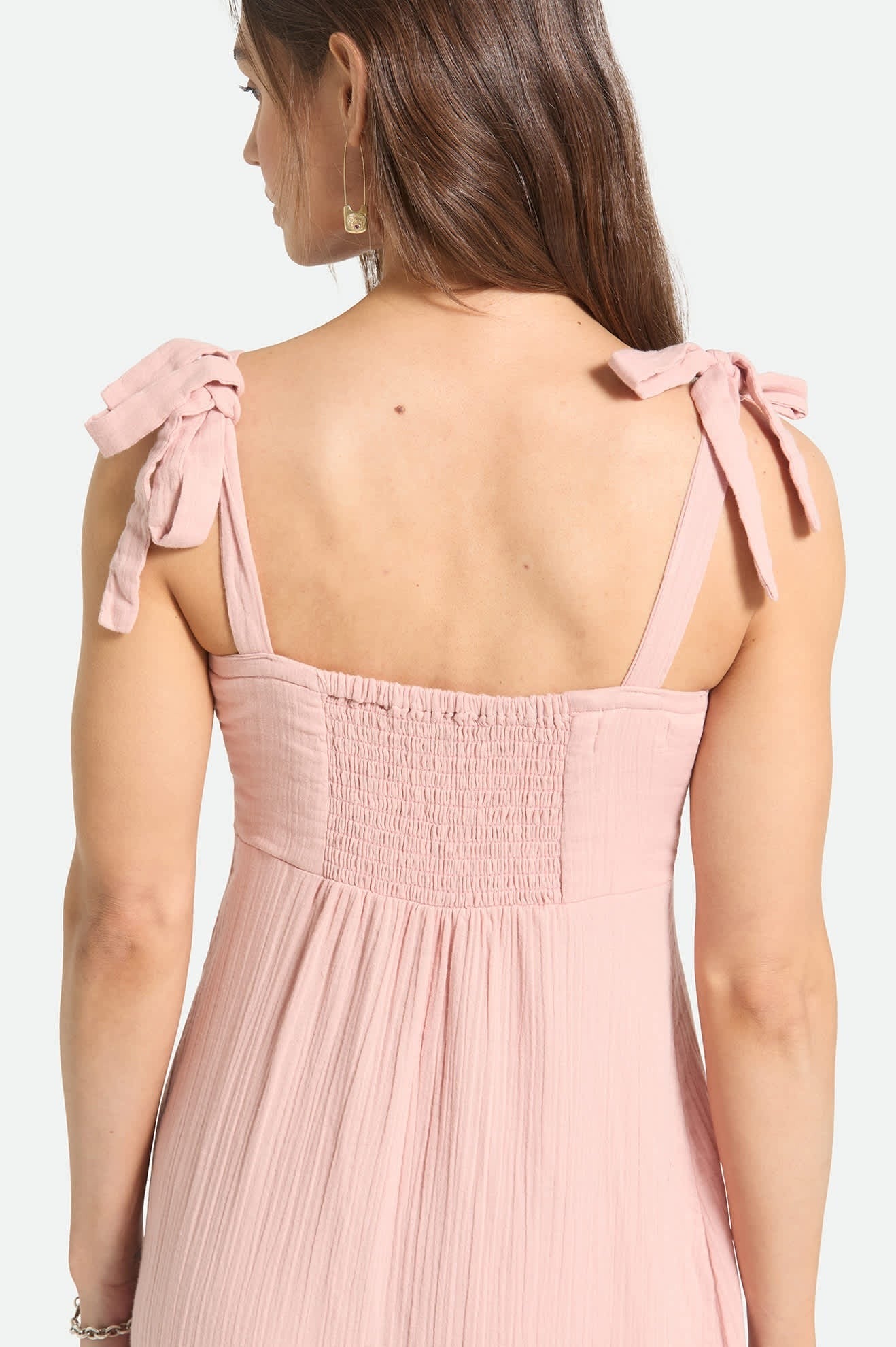 The Tie Dress - Silver Pink