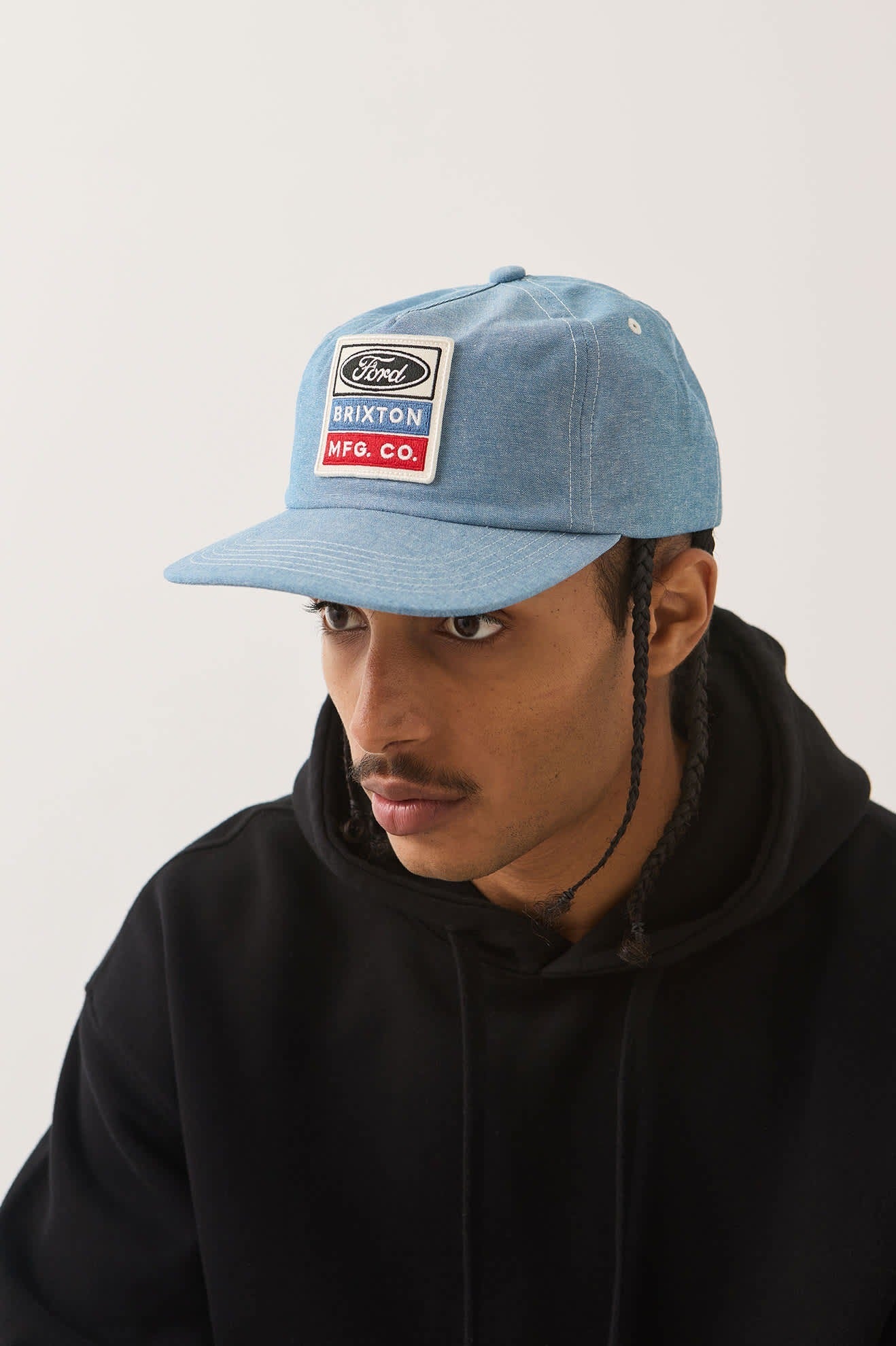 Ford Service Dept Snapback - Blue Chambray