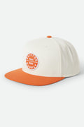 Oath III Snapback - Off White/Burnt Orange