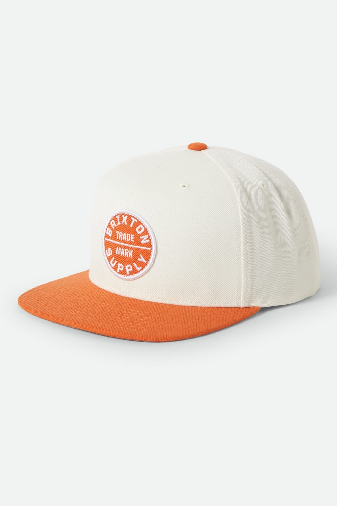 Oath III Snapback - Off White/Burnt Orange