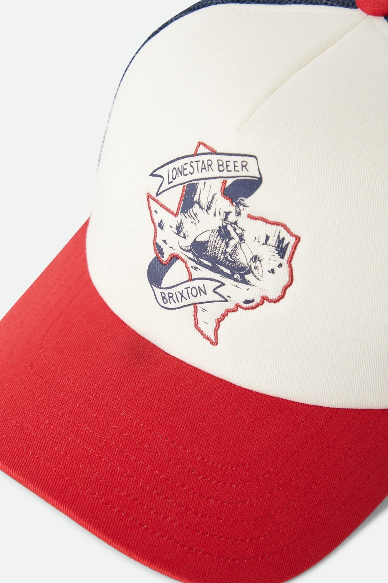 Lone Star X Brixton Trucker Hat - Red/White/Blue