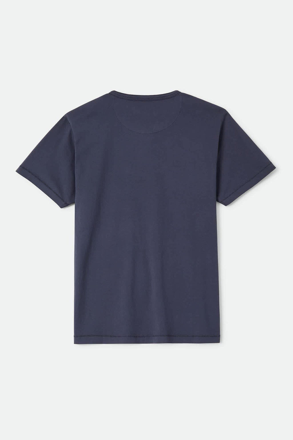 Brixton Baseline Henley T-Shirt - Washed Navy Vintage Wash