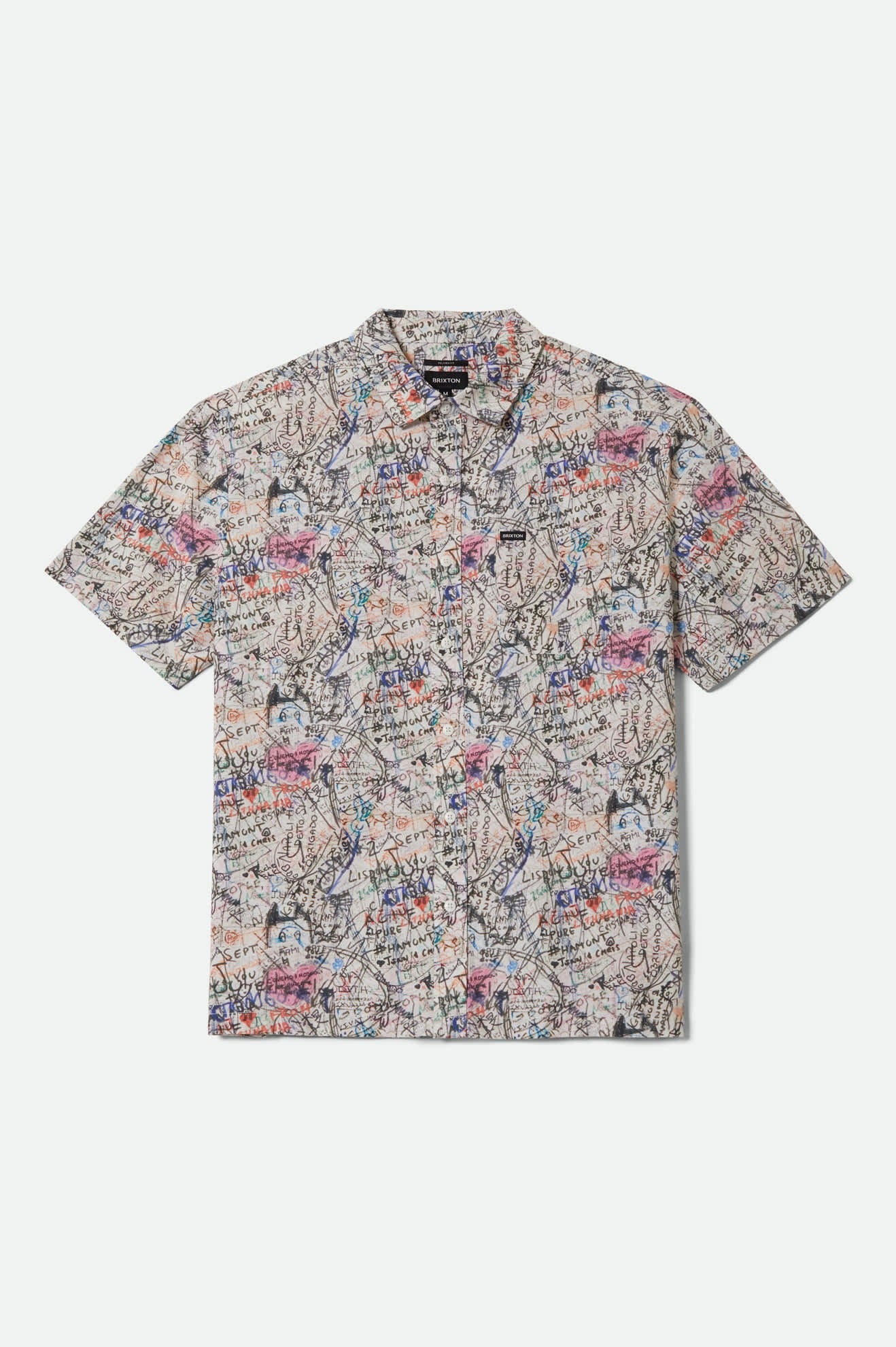 Cru Print Short Sleeve Shirt - Graffiti