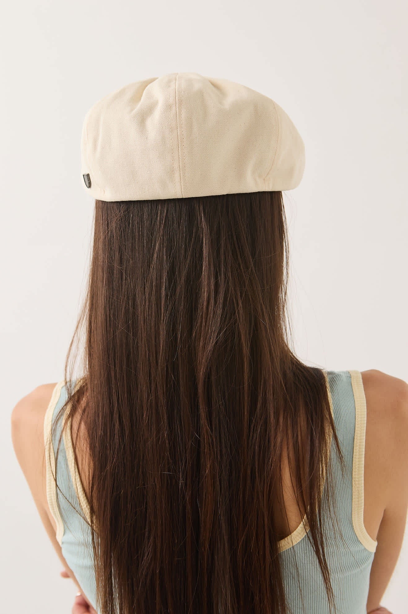 Brood Newsboy Cap - Egret White