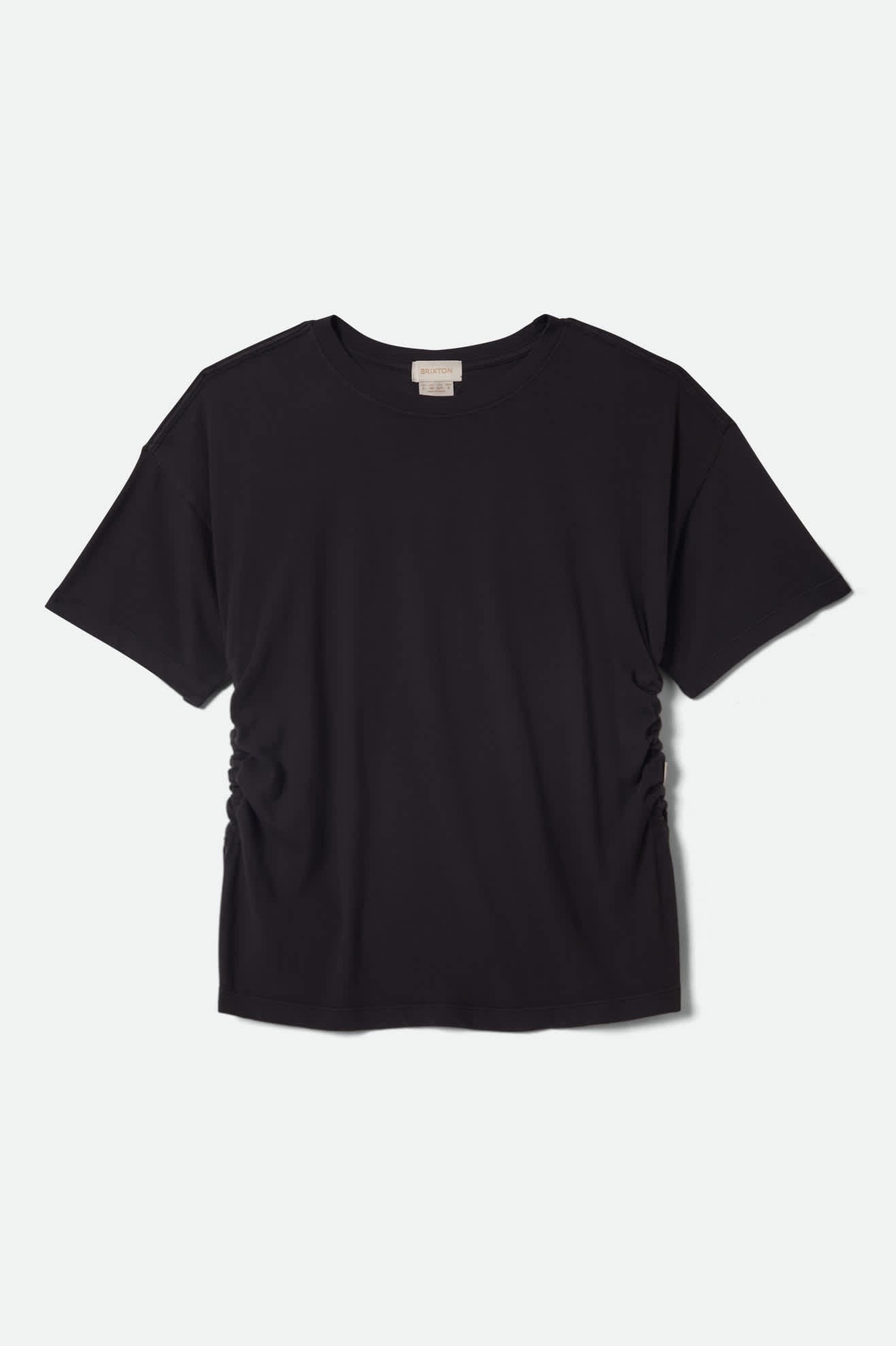 Carefree Organic Garment Dye Cinch T-Shirt - Black