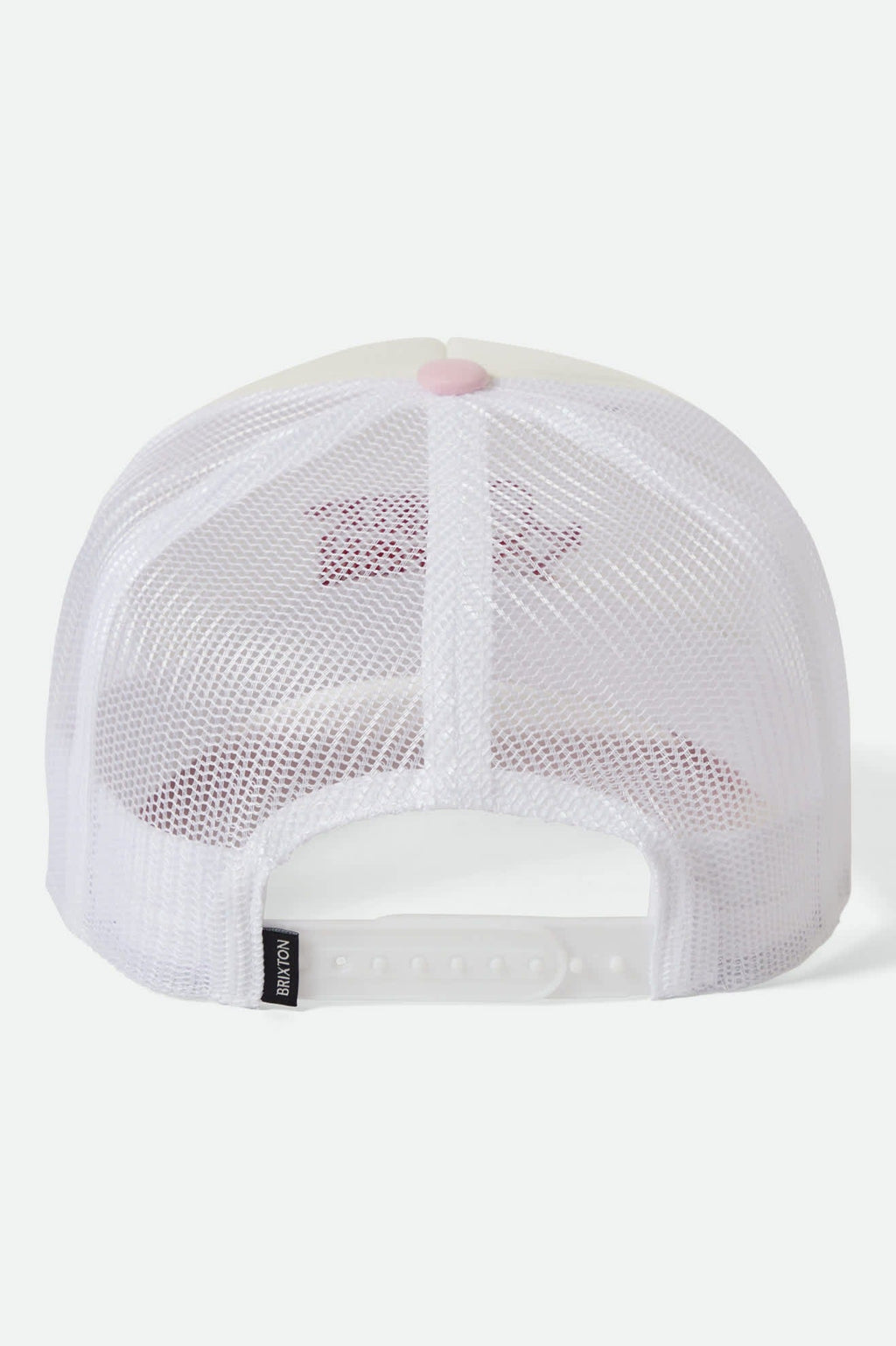 Cherry NetPlus Trucker Hat - Off White/Pink