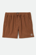 Everyday Corduroy Short - Tobacco Brown