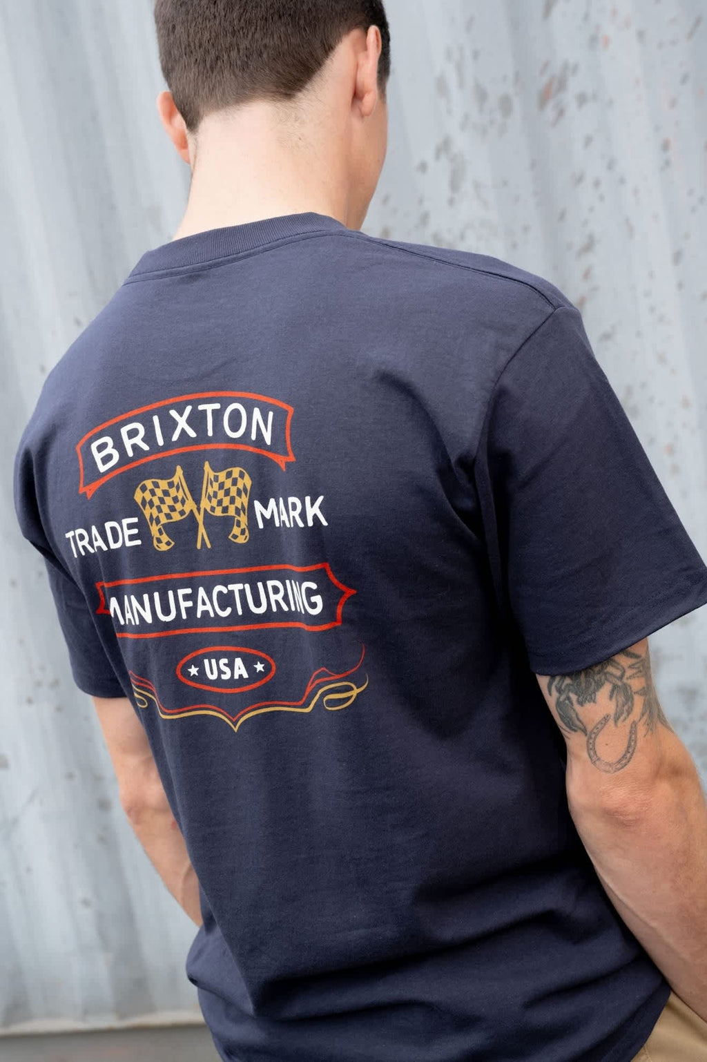 Liberty Mark Short Sleeve Standard T-Shirt - Navy