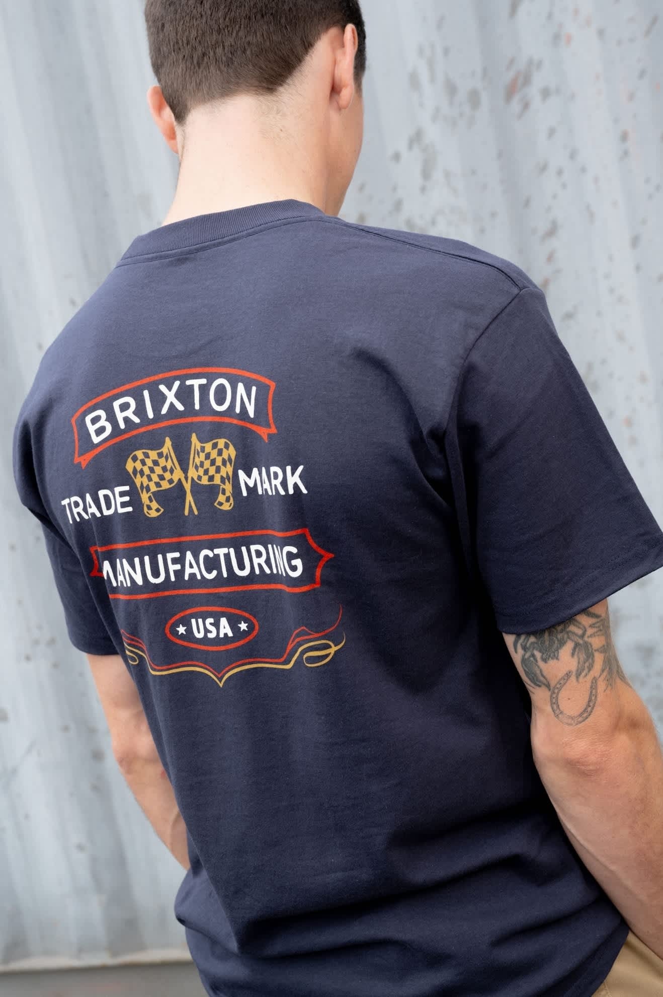 Liberty Mark Short Sleeve Standard T-Shirt - Navy