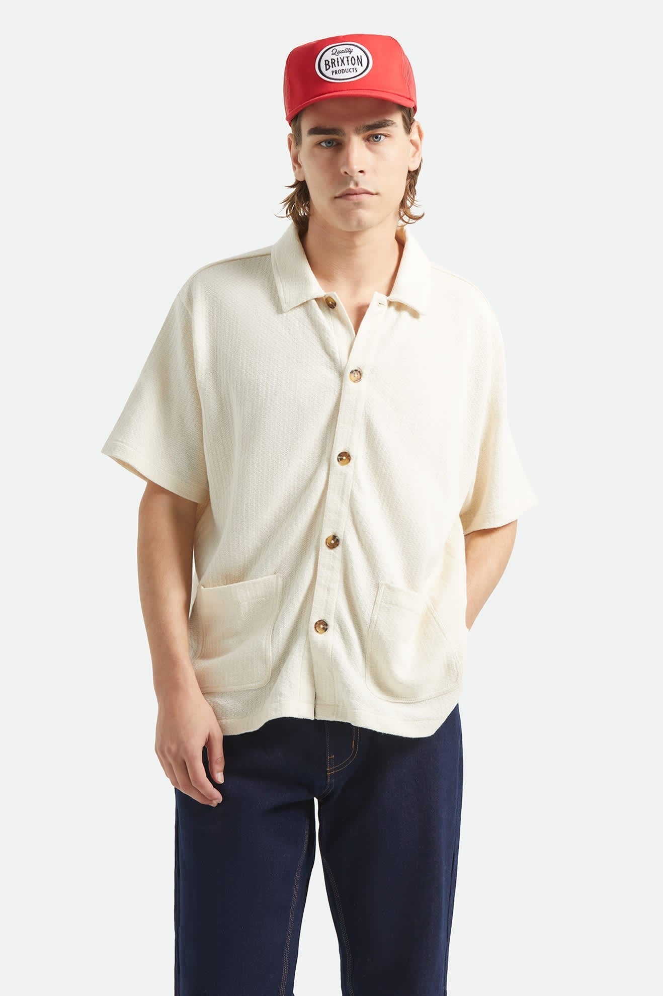 Poolside Short Sleeve Shirt - Off White