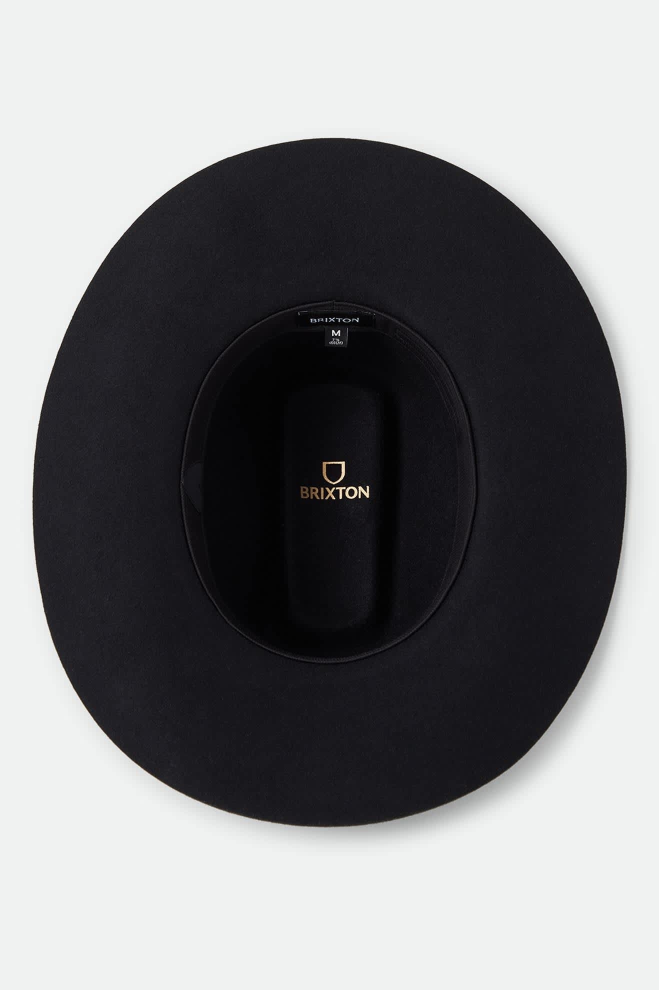 Prescott Brick Top Cowboy Hat - Black