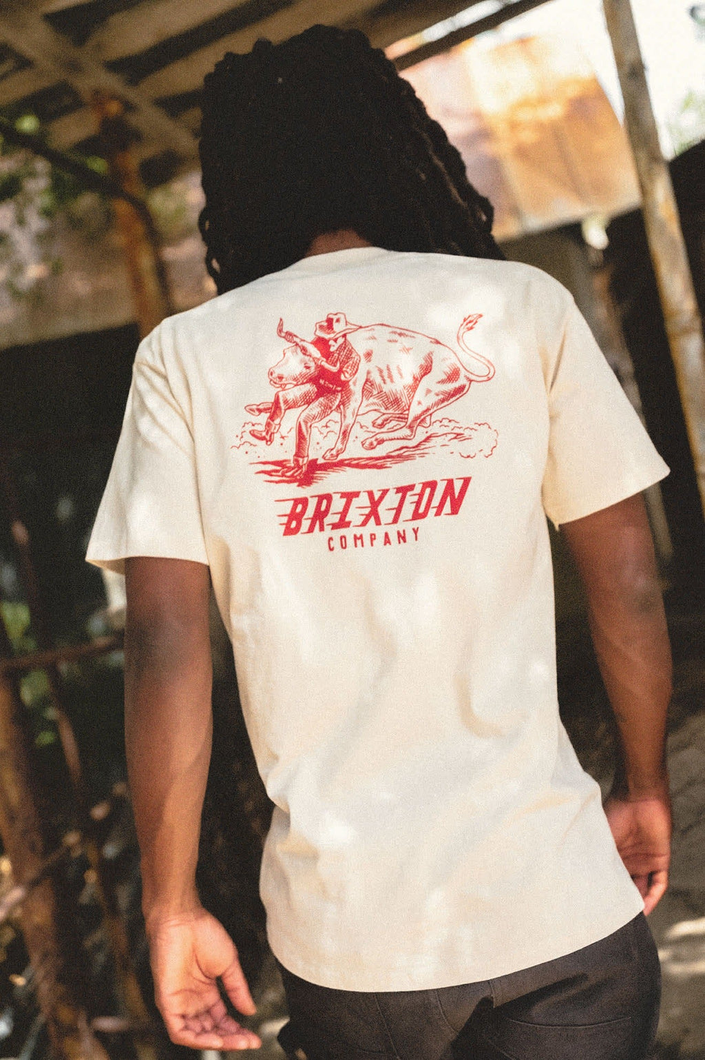 Bulldogger Short Sleeve Standard T-Shirt - Cream