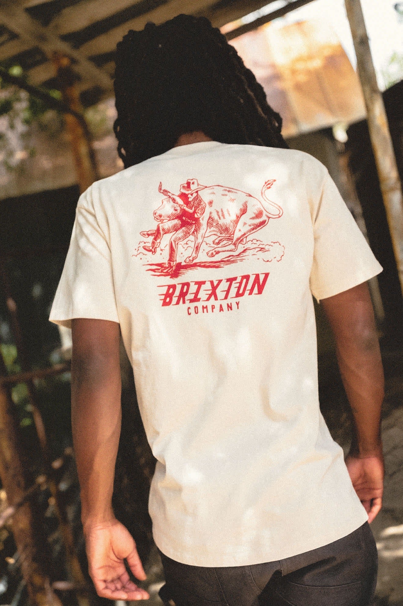 Bulldogger Short Sleeve Standard T-Shirt - Cream