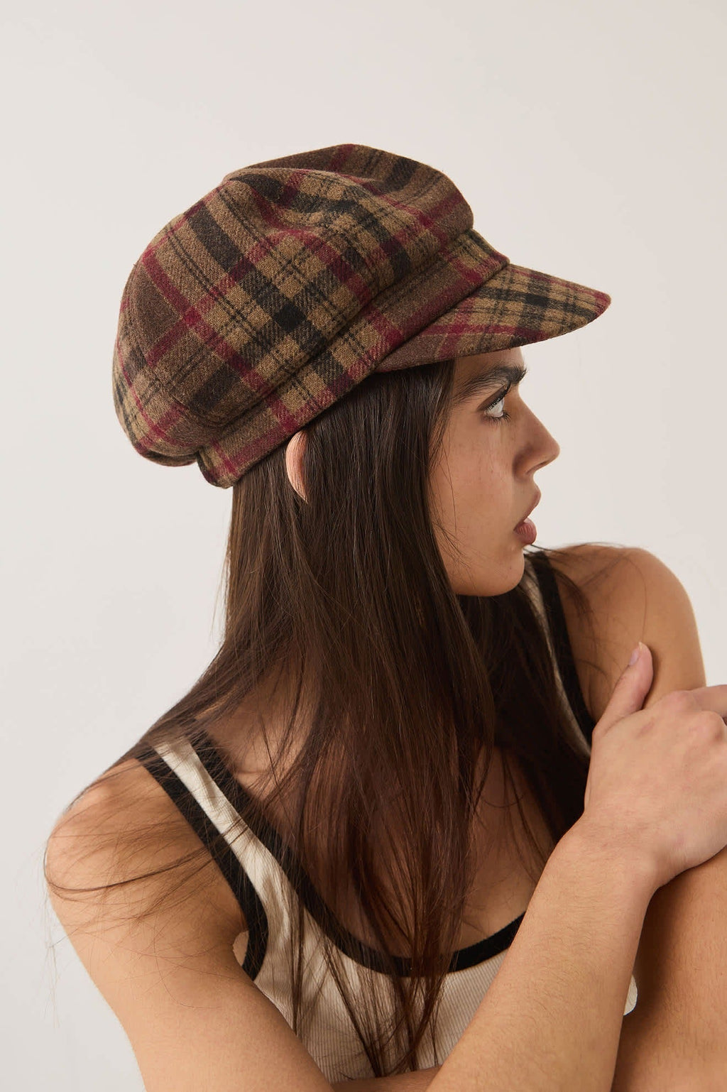 Bailey Cap - Sand/Red/Brown
