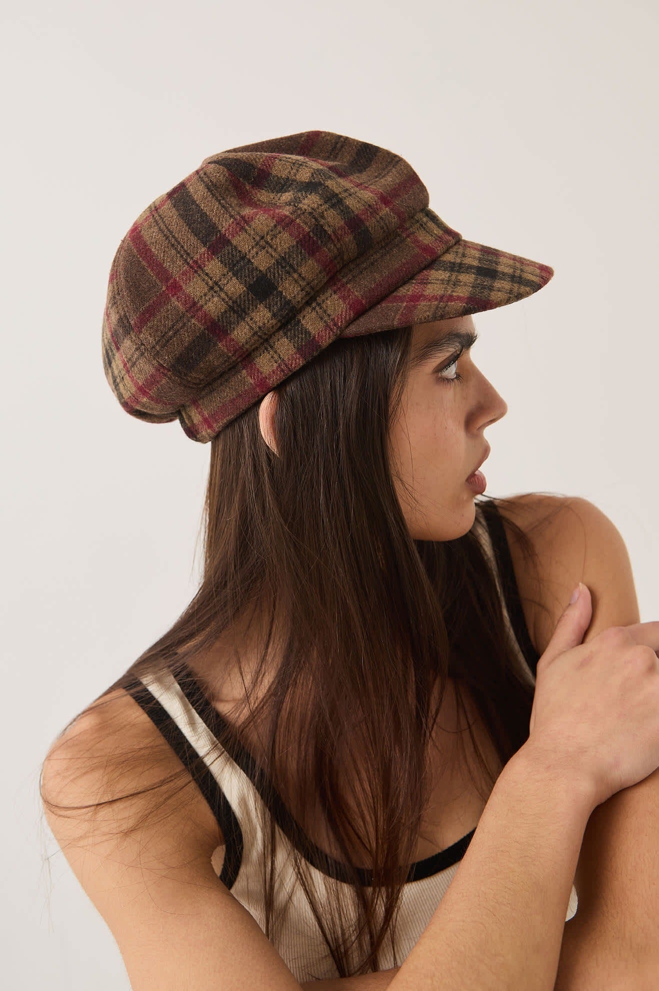 Bailey Cap - Sand/Red/Brown