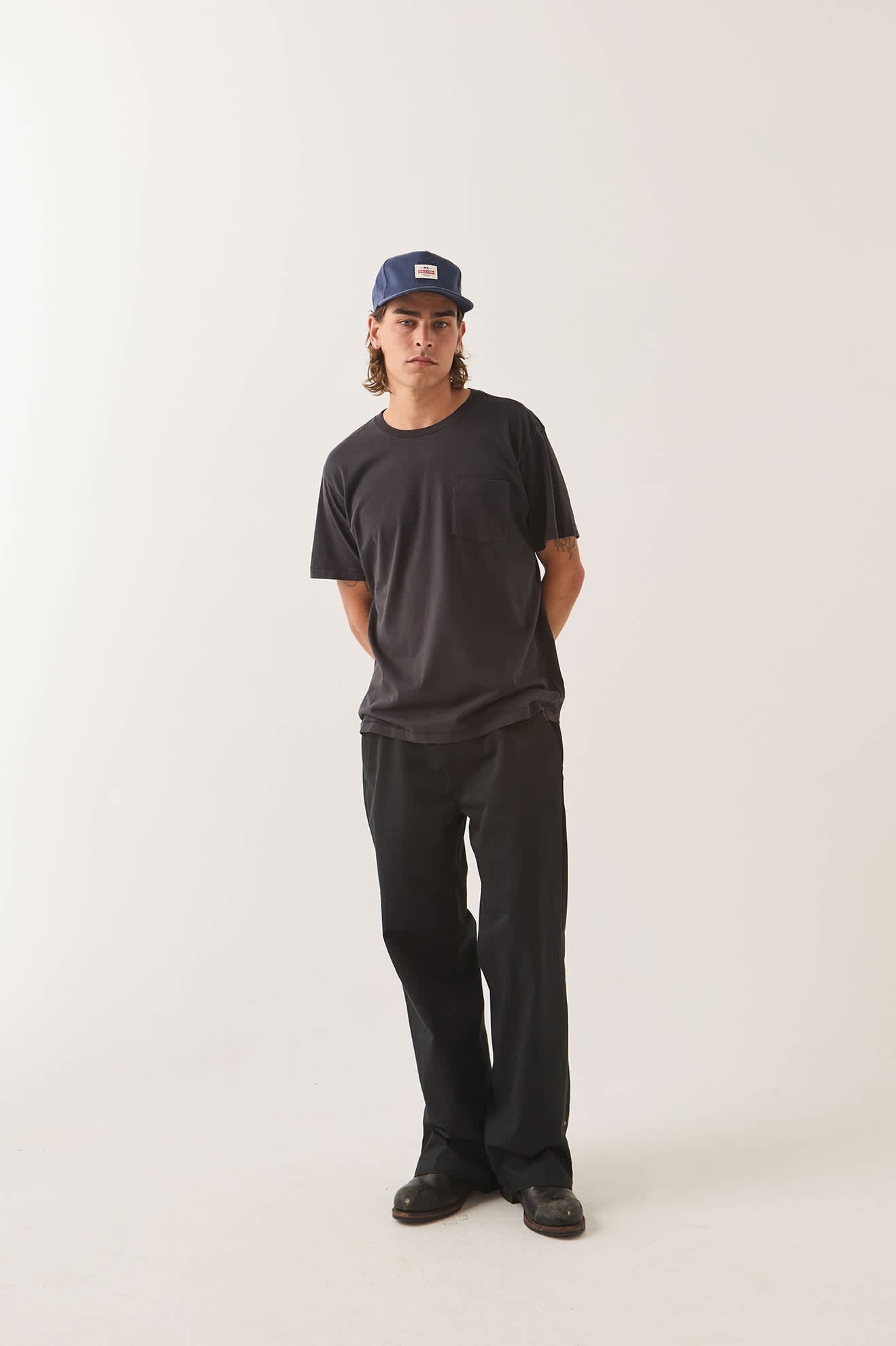 Brixton Baseline Pocket T-Shirt - Black