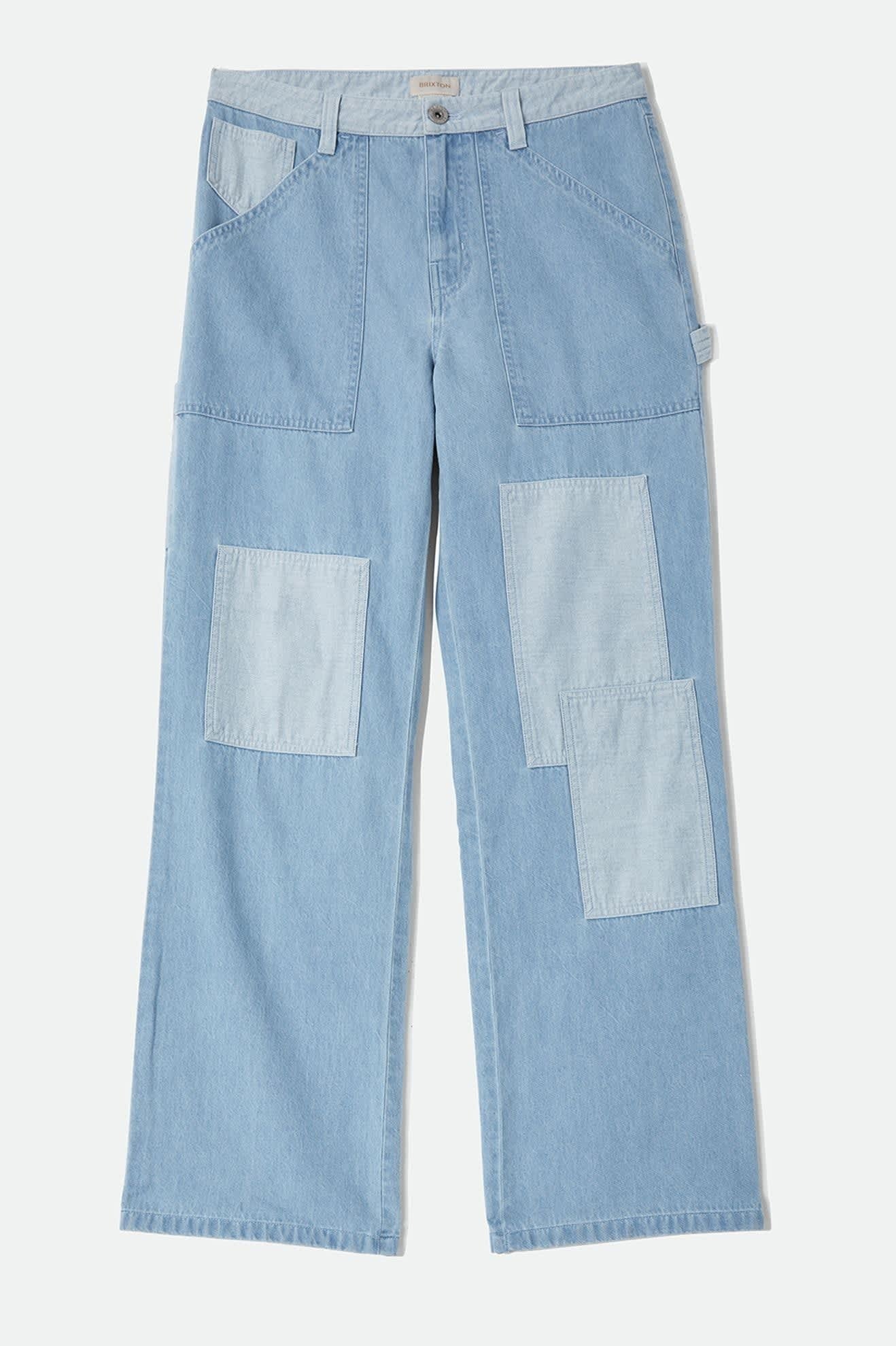 Essex Patchwork Painter Pant - Denim Patchwork
