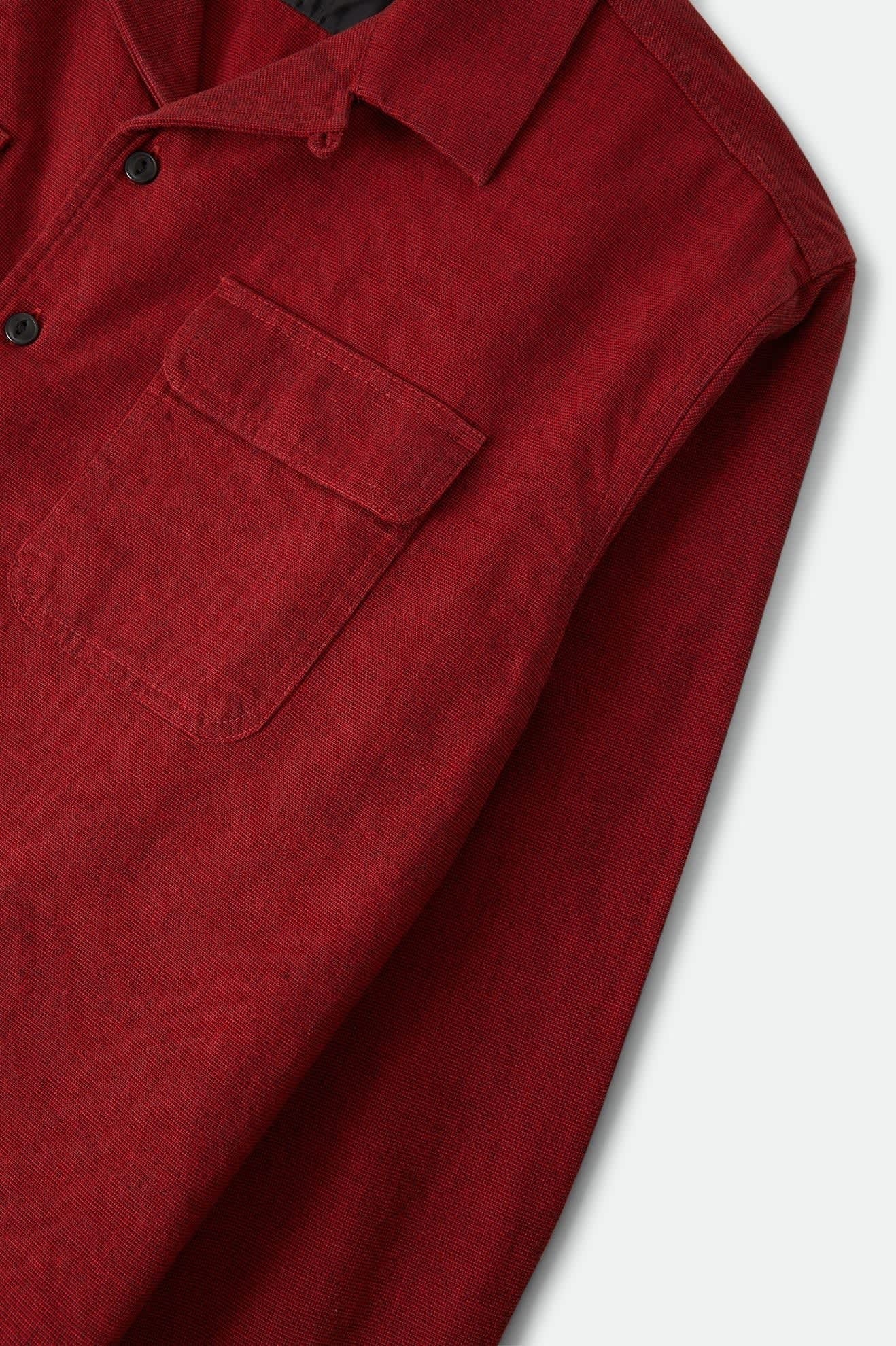 Century Overshirt - Red/Black Micro