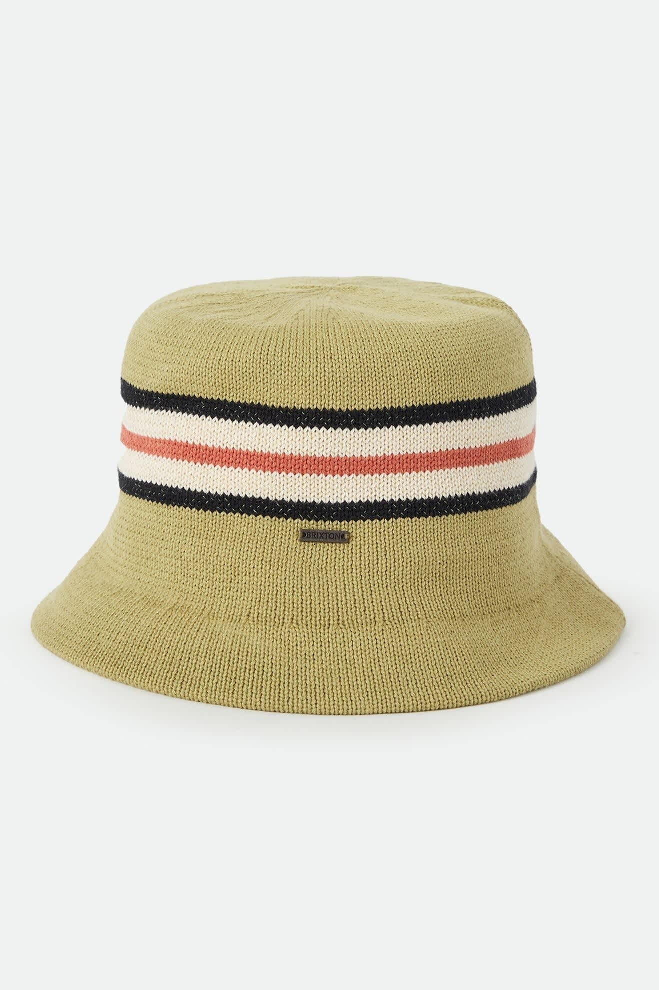 Redding Knit Packable Hat - Green Multi Stripe