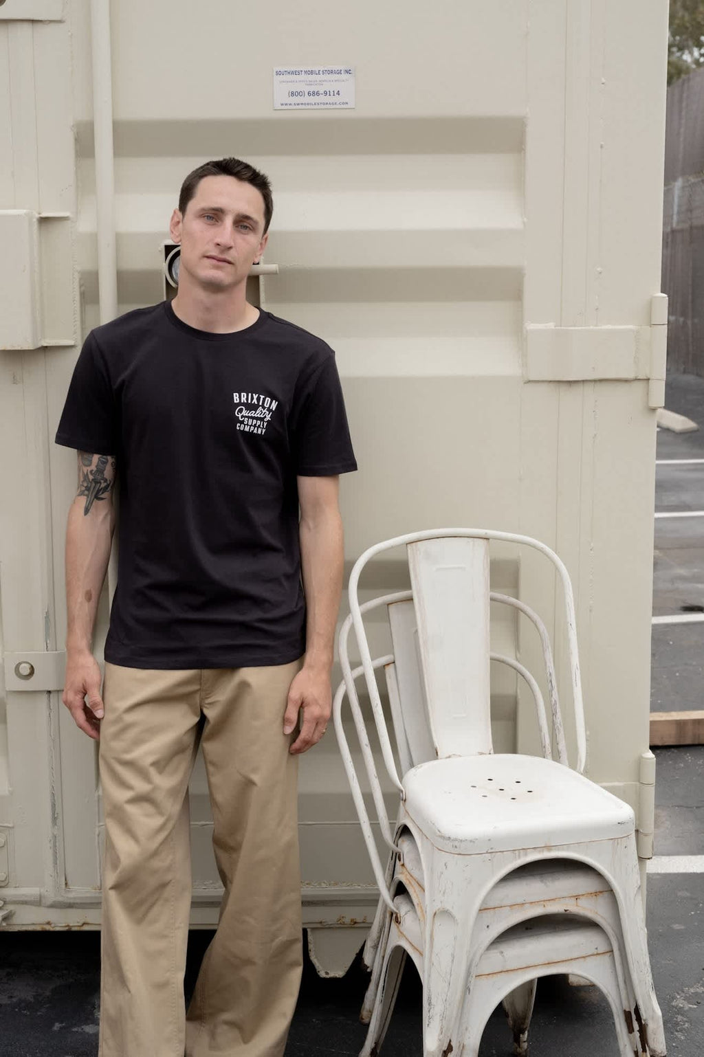 Hubal S/S Tailored T-Shirt - Black