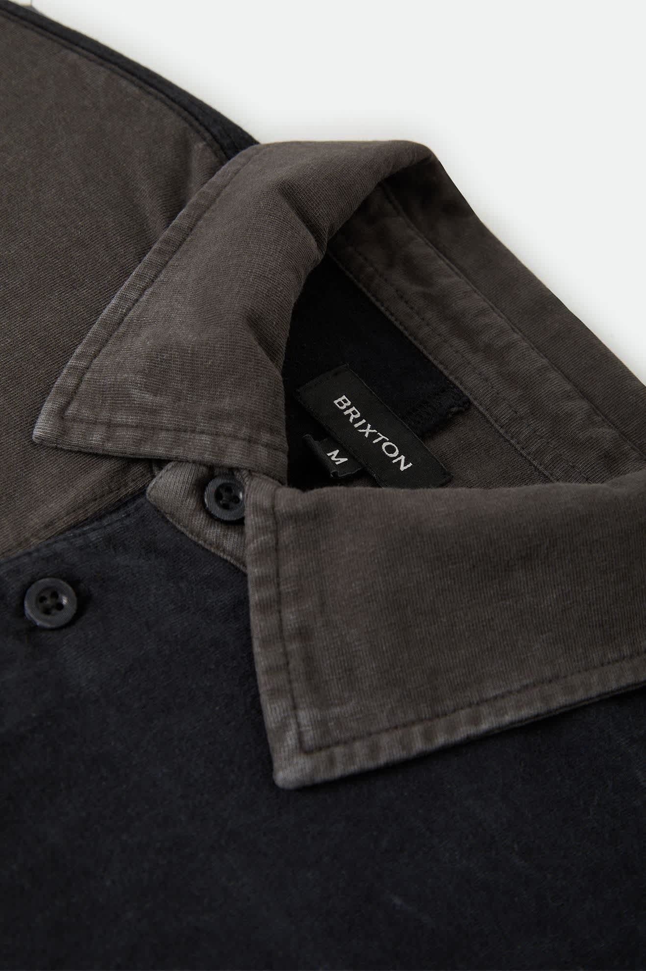Deco Relaxed Polo T-Shirt - Washed Black