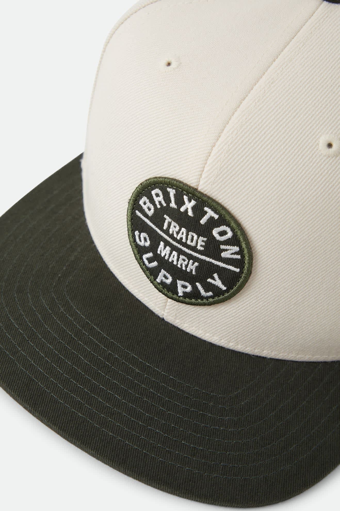 Oath III Snapback - Wax Paper/Dark Olive