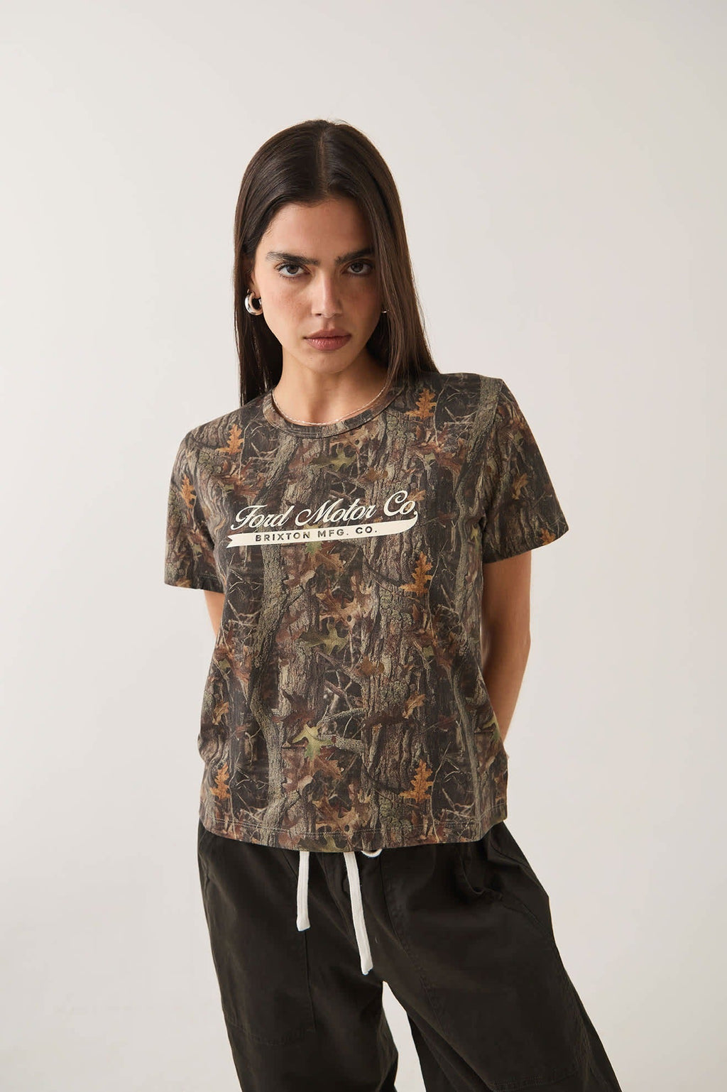 Ford x Brixton T-Shirt - Boxwood Green