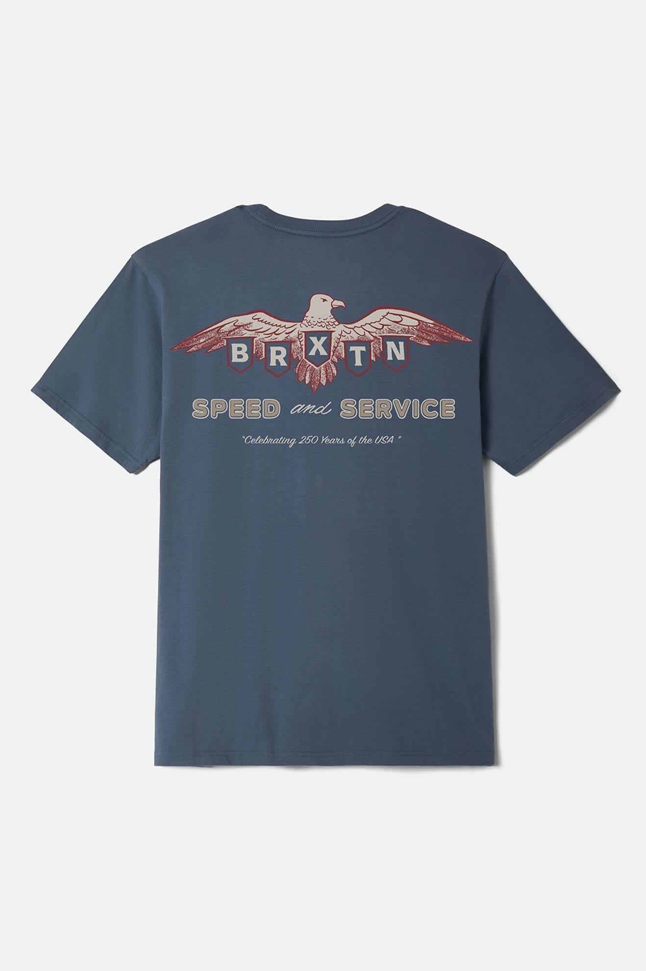 Eagle Speed Shop Short Sleeve Standard T-Shirt - Navy