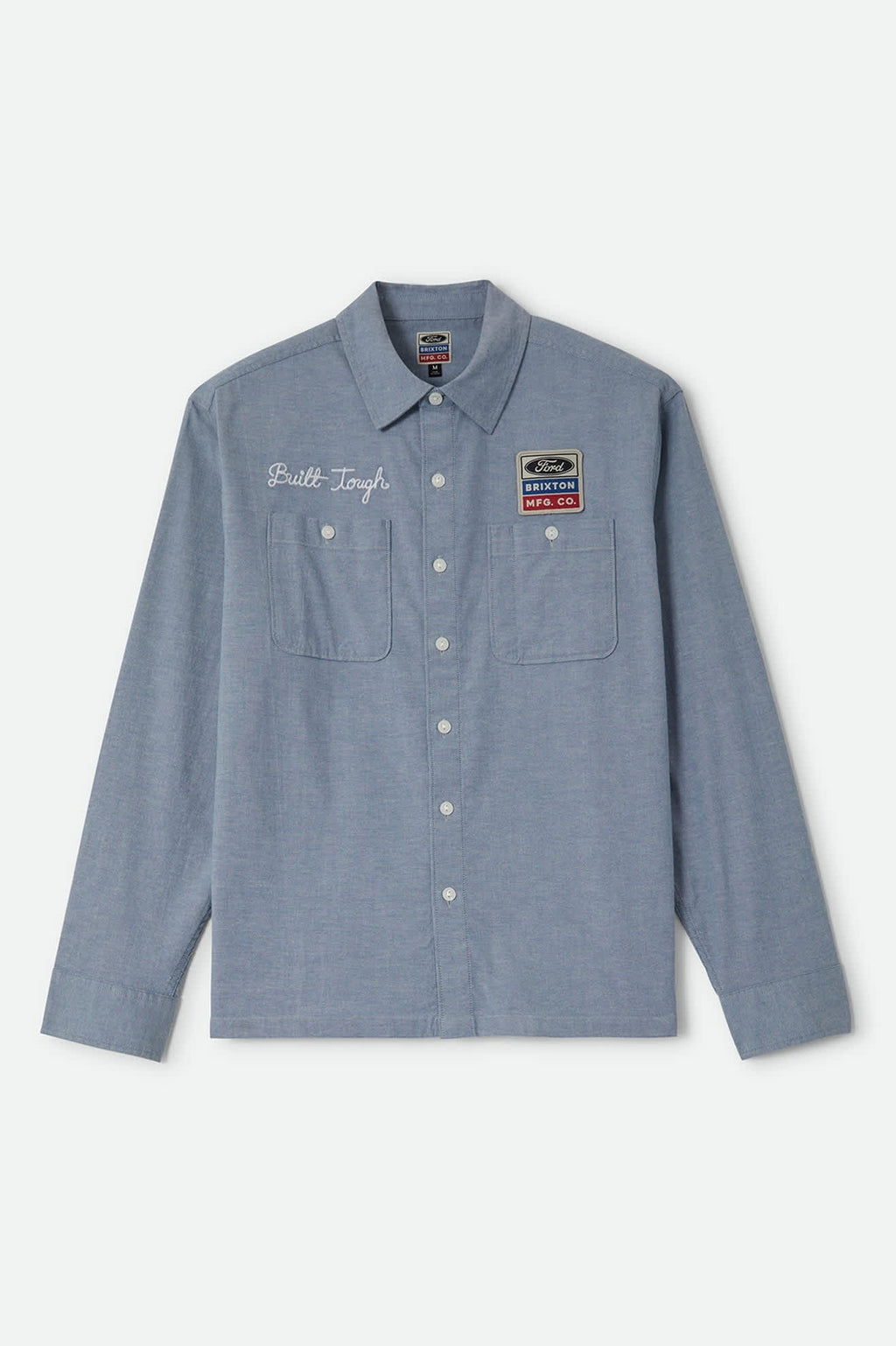Ford Service Dept Workshirt - Blue Chambray