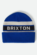 Rainier Striped Beanie - Royal/White/Black