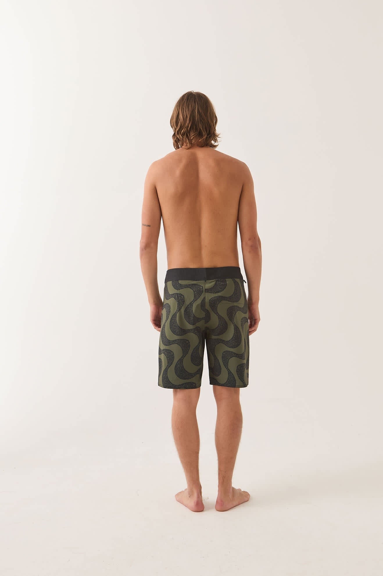 Blitz Boardshort 19" - Dark Olive/Black